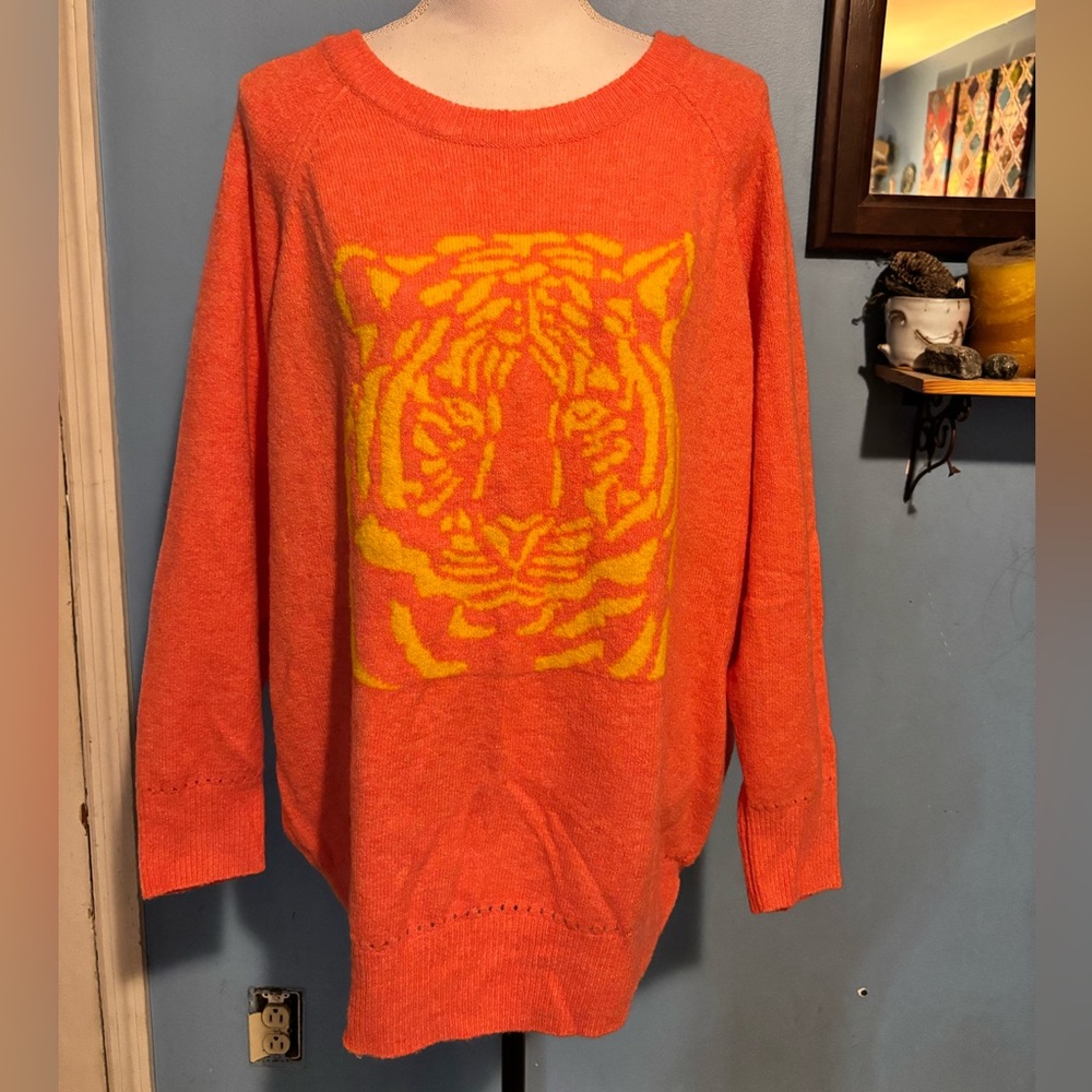 Torrid, Vibrant Orange, Tiger Sweater
